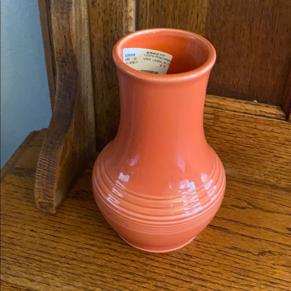 NWT Fiestaware Persimmon Royalty Vase